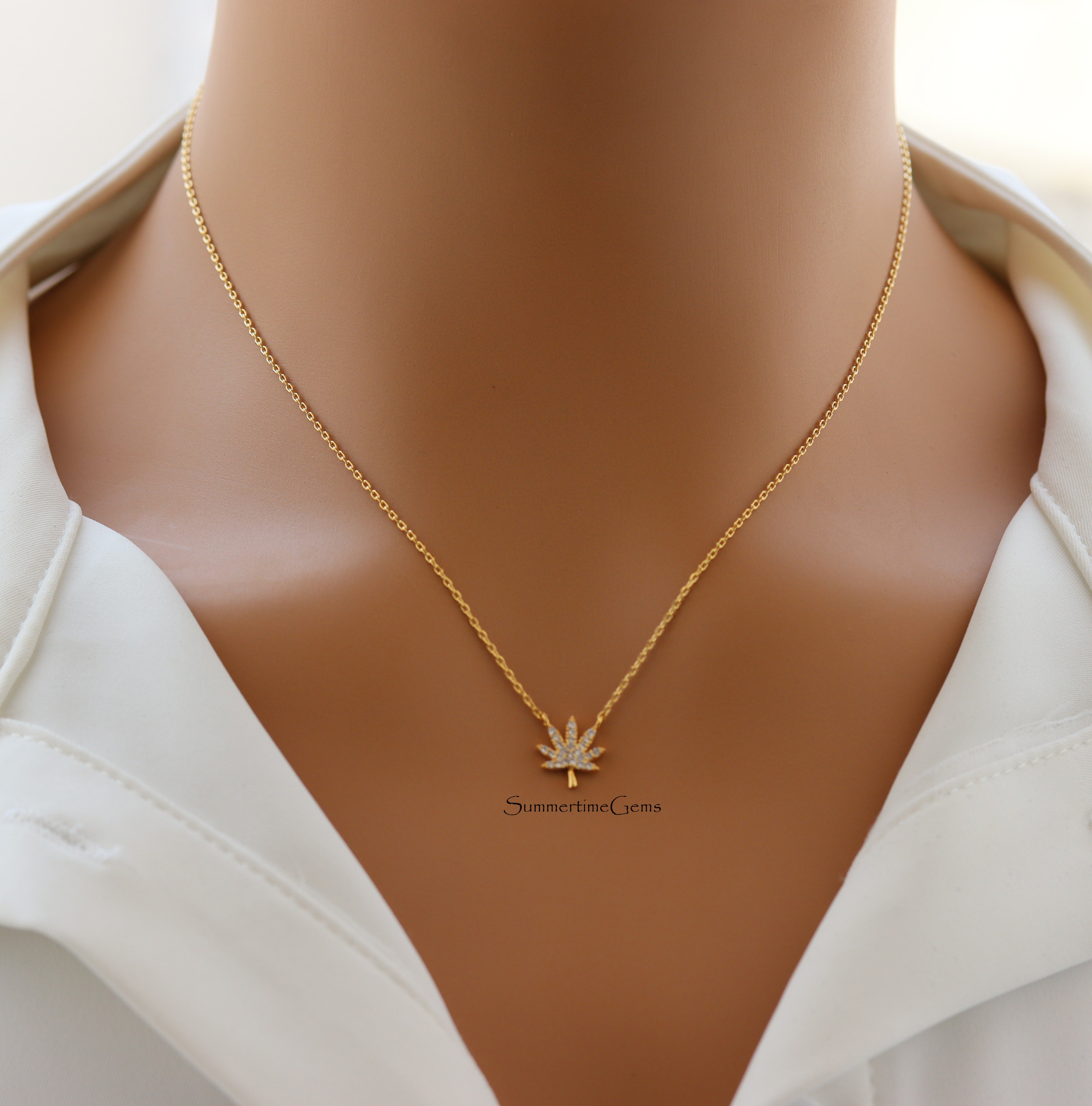 STG 18k Gold Plated Jewel MJ Pendant Necklace