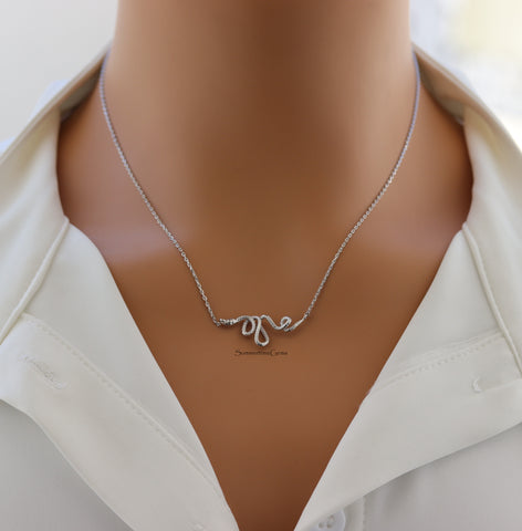 STG 18K Gold Plated 3D Snake Pendant Necklace – Daring, Edgy Serpent Jewelry for Bold Style