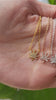 STG 18k Gold Plated Jewel MJ Pendant Necklace