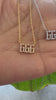 STG 18K Gold Plated Pavé Angel Number 666 Pendant Necklace – Spiritual Balance & Inner Reflection Jewelry