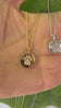 STG 18K Gold Plated Dainty Rhinestone Dog Paw Necklace – Pet Lover Charm Jewelry