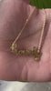 STG 18K Gold Plated Handwritten "Howdy" Pendant Necklace – Western-Inspired Cowgirl Jewelry with Southern Charm