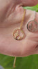 STG 18K Gold Plated Desert Night Cutout Coin Pendant Necklace – Boho Western-Inspired Jewelry
