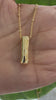 STG 18K Gold Plated Balloon Initial "I" Pendant Necklace – Trendy Puffy Letter Necklace for Personalized Everyday Glam