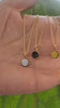 STG 18K Gold Plated Dainty Smiley Face Pendant Necklace – Cheerful & Sparkly Jewelry for Positive Vibes