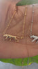 STG 18K Gold Plated 3D Tiger Pendant Necklace – Fierce Animal Jewelry for Bold, Powerful Style