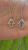 STG 18K Gold Plated Pavé Hamsa Hand Pendant Necklace – Sparkly Protection & Good Luck Jewelry