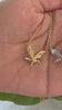 STG 18K Gold Plated Dainty Eagle Pendant Necklace – Symbol of Strength & Freedom | Minimalist Gold Bird Charm
