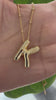 STG 18K Gold Plated Balloon Initial "K" Pendant Necklace – Trendy Puffy Letter Necklace for Personalized Everyday Glam