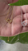 STG 18K Gold Plated Rhinestone Trim Texas State Pendant Necklace – Sparkly State Pride Jewelry for Bold Southern Style