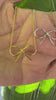 STG 18K Gold Plated Dainty Bow Tie Pendant Necklace – Elegant and Feminine Jewelry Gift