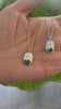 STG 18K Gold Plated Enamel Oval Mountain Range Coin Pendant Necklace – Adventure-Inspired Outdoor Jewelry