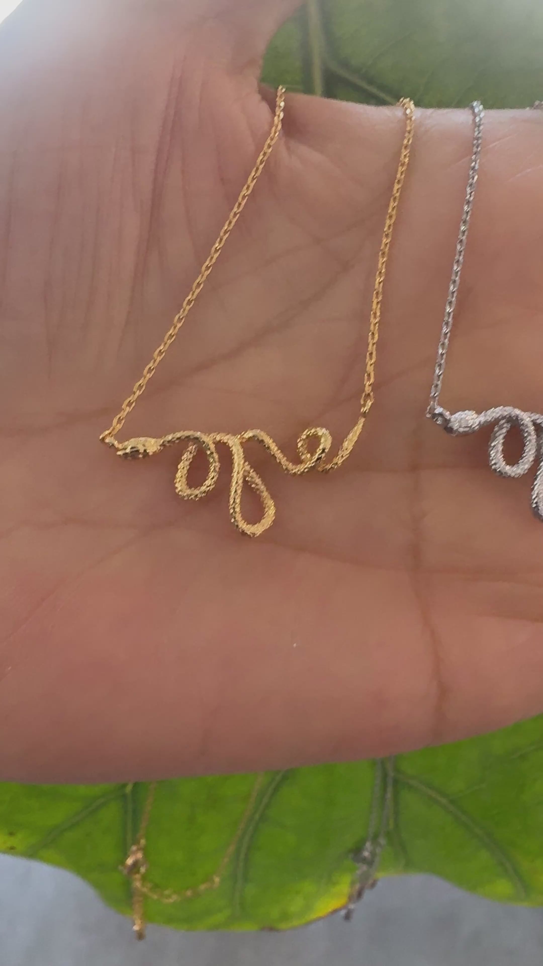 STG 18K Gold Plated 3D Snake Pendant Necklace – Daring, Edgy Serpent Jewelry for Bold Style