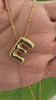 STG 18K Gold Plated Balloon Initial "E" Pendant Necklace – Trendy Puffy Letter Necklace for Personalized Style & Everyday Glam