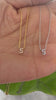 STG 18K Gold Plated Dainty Mini Rhinestone Initial "S" Pendant Necklace – Sparkly Personalized Jewelry Gift