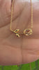 STG 18K Gold Plated November Citrine Birthstone Tulip Pendant Necklace – Elegant Jewelry Gift for November Birthdays