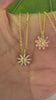 STG 18K Gold Plated Dainty Daisy Flower Pendant Necklace – Cute & Feminine Floral Jewelry for Everyday Bloom