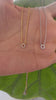 STG 18K Gold Plated Dainty Mini Rhinestone Initial "O" Pendant Necklace – Sparkly Personalized Jewelry Gift for Everyday Wear