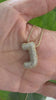 STG Pave Bubble Initial "J" Pendant Necklace – Trendy 100% Alloy Rhinestone Letter Necklace for Custom Sparkle & Style